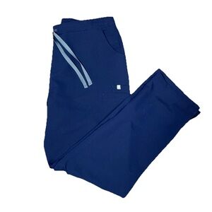 Figs Technical Collection Women's Scrub Pants Style TW2000R Size Large Navy Blue